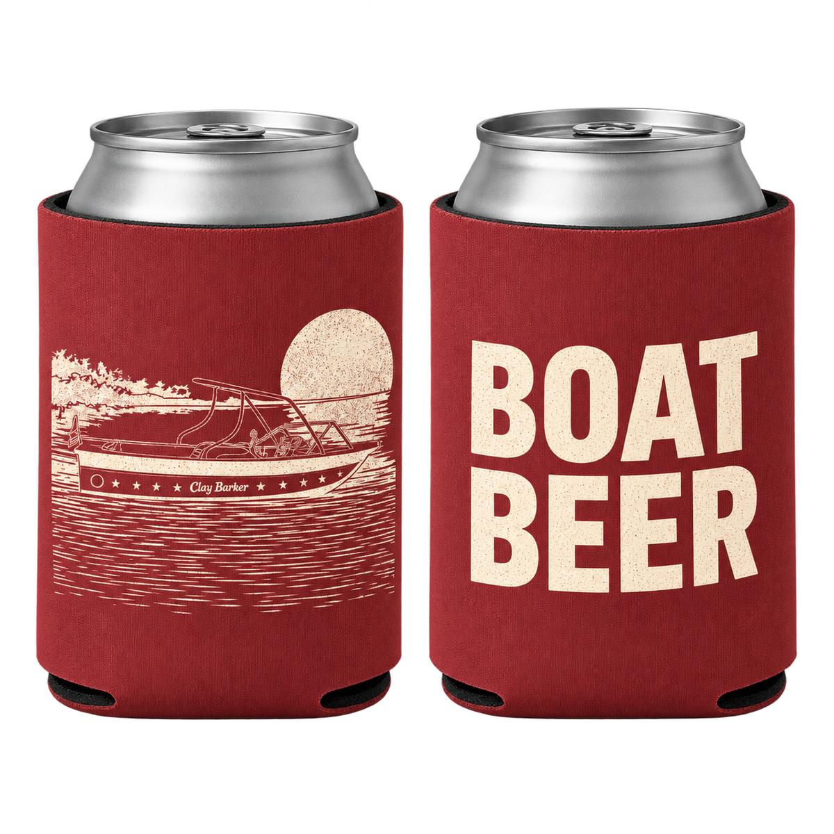Boat Beer Koozie