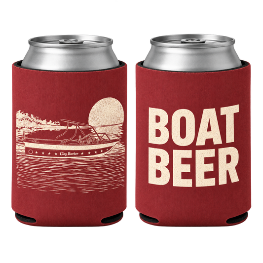 Boat Beer Koozie